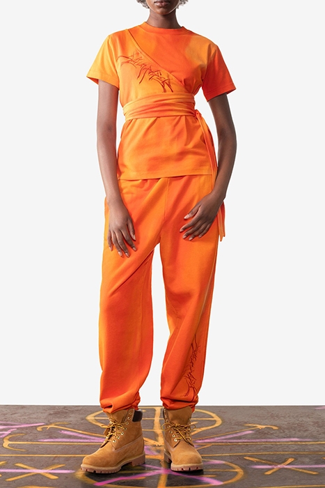 WASHED ORANGE LEXANNE T-SHIRT 1