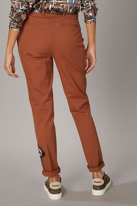 BASIC PANT FLOWER BROWN 3