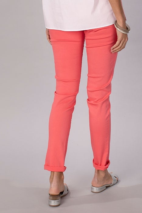 FITTED PANTS WITH EMBROIDERY PINK 2