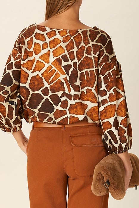 LOOSE SLEEVE SHIRT BROWN 3