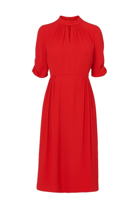 VERONIQUE MIDI DRESS RED-RED 1