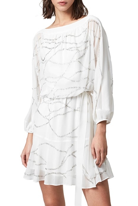 LACI EMBELLISHED DRE CHALK WHITE 4