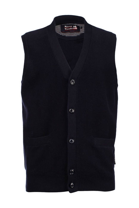 COMMUNION V-NECK PIQUE SPENCER BLUE 1