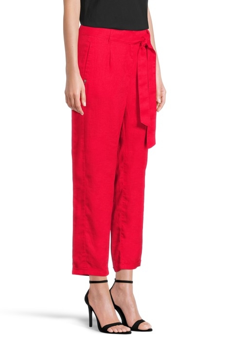 TROUSERS CASUAL CROPPED POP RED 4
