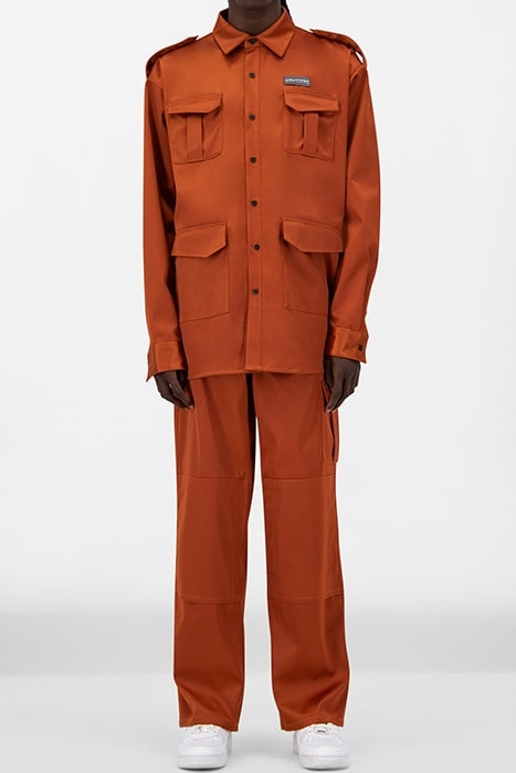 RUST JAVAN SATIN JACKET 1