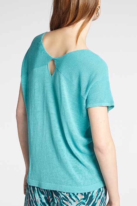 PULLOVER SHORT SLEEVES BLUE TURQUOISE 4