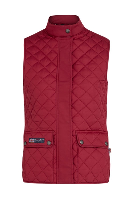 AMERICAS CUP WAISTCOAT DARK RED 4