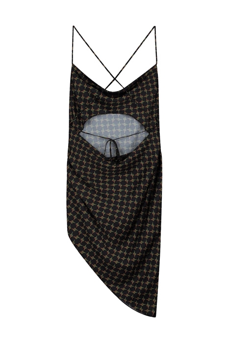 BLACK MONOGRAM REMONO DRESS 4