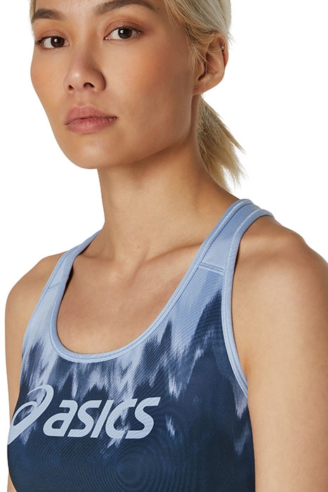 ASICS LOGO BRA KASANE MIST/FRENCH BLUE 5
