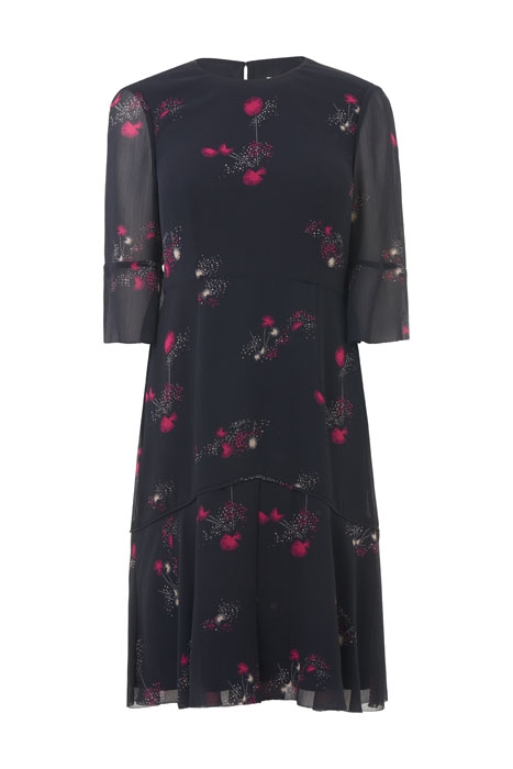 ROSETTA MINI DRESS NAVY MULTICOLOR 2