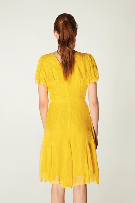 HALLY MIDI DRESS MUSTARD 2