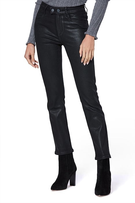 CLAUDINE DOUBLE BTN JOXXI PKT BLACK FOG LUXE COATING 1