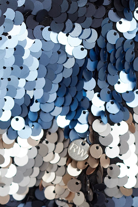 SHINY SEQUIN DRESS BLUE 5