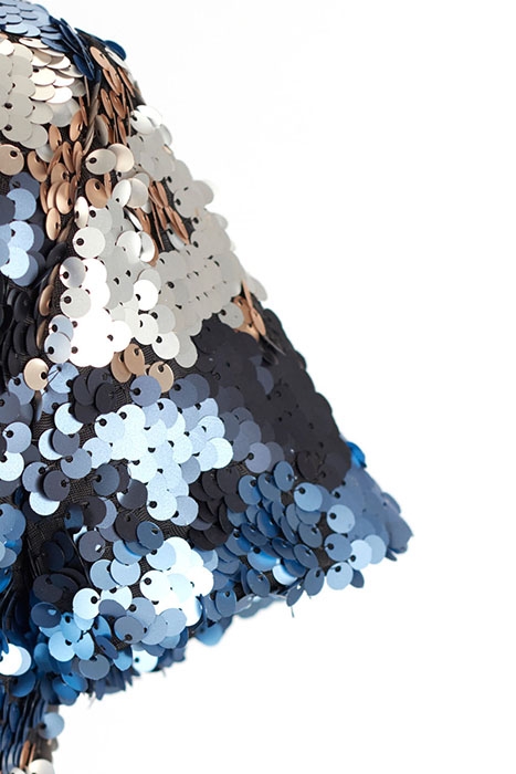 SHINY SEQUIN DRESS BLUE 4