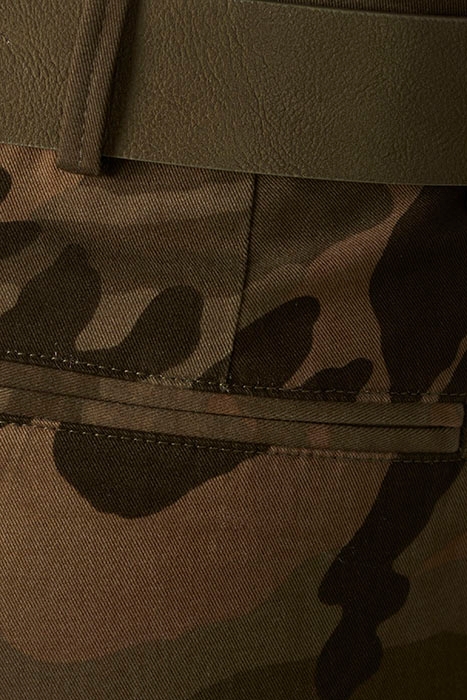 CAMOUFLAGE CHINO PANTS GREEN 7