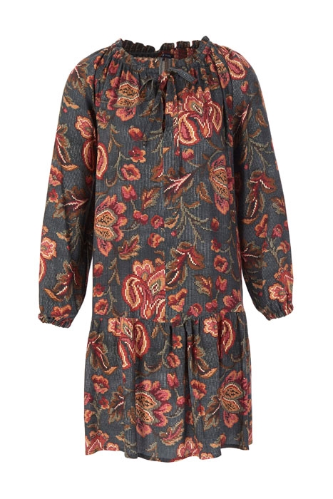 LOOSE VISCOSE DRESS GREEN 1