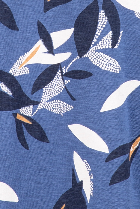 CASSIE CREW TEE BLUE MULTI 3