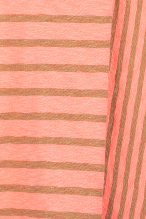 CASSIE CREW TEE CORAL MULTI 3