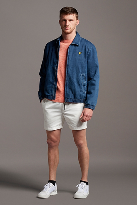 COTTON KNITTED CREW NECK JUMPER BURNT SIENNA 3