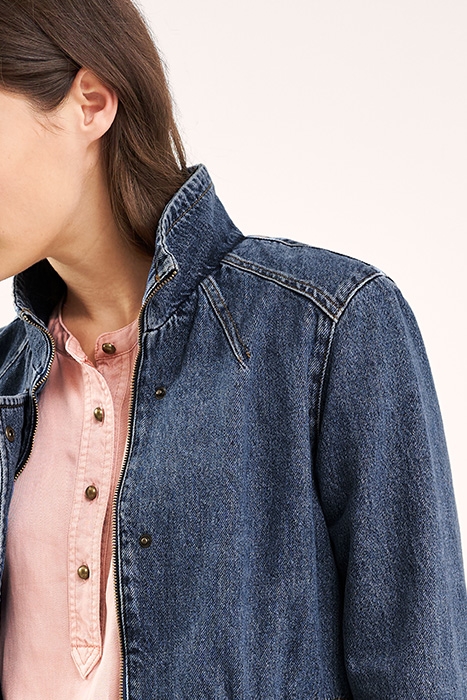LAYLA DENIM JACKET MID DENIM 4