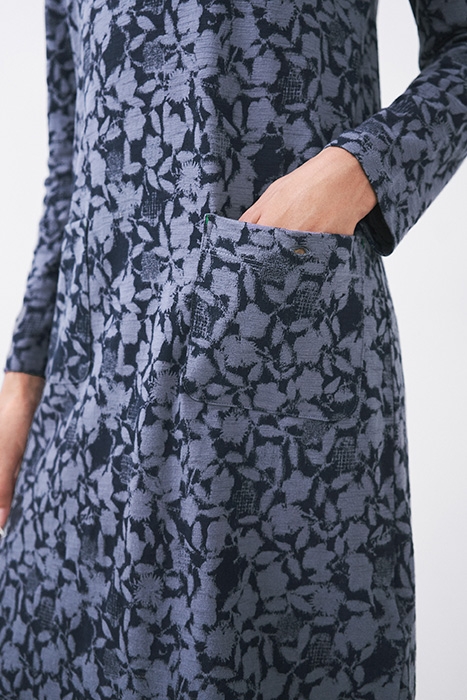 BEA FAIRTRADE DRESS NAVY MULTI 5