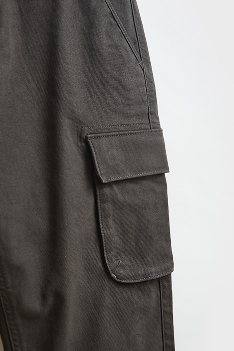 WALTON CARGO TROUSER WASHED BLACK 5