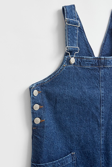 WILLOW DENIM MIDI PINNY DRE  DENIM 7