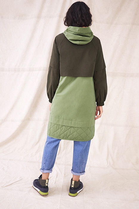 CELIA PARKA GREEN MULTI 3