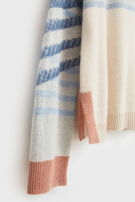 CUT ABOUT STRIPE JUMPER BLUE MULTI 5