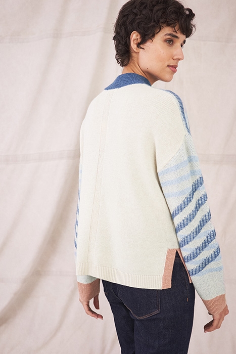 CUT ABOUT STRIPE JUMPER BLUE MULTI 3