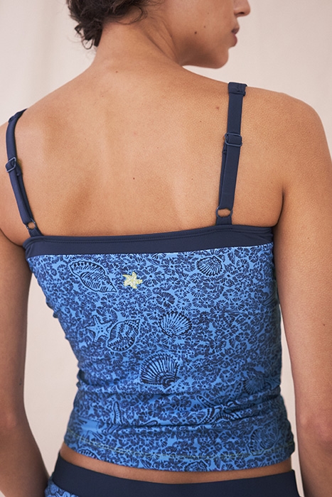 BAY WRAP TANKINI BLUE PR 3