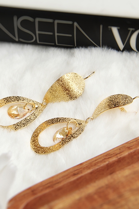 OTAZU ATHENA EARRINGS GOLD 3