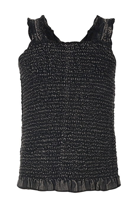 Ruffle top jill&mitch by shoeby darkgrey 1