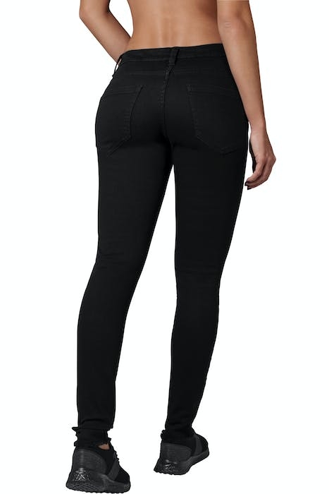 LADIES CUT KNEE PANTS BLACK 3