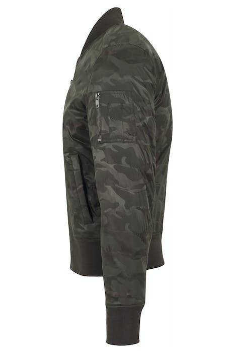 TONAL CAMO BOMBER JACKET DARK OLIVE 6