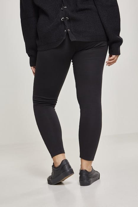 LADIES EYELET LEGGINGS BLACK 3