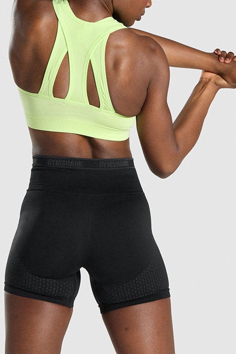 GYMSHARK APEX SEAMLESS SPORTS BRA - GREEN/LIGHT GREEN 2