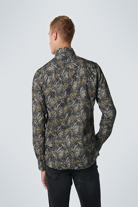 SHIRT ALLOVER PRINTED CODUROY RESPONSIBLE CHOICE OLIVE 3