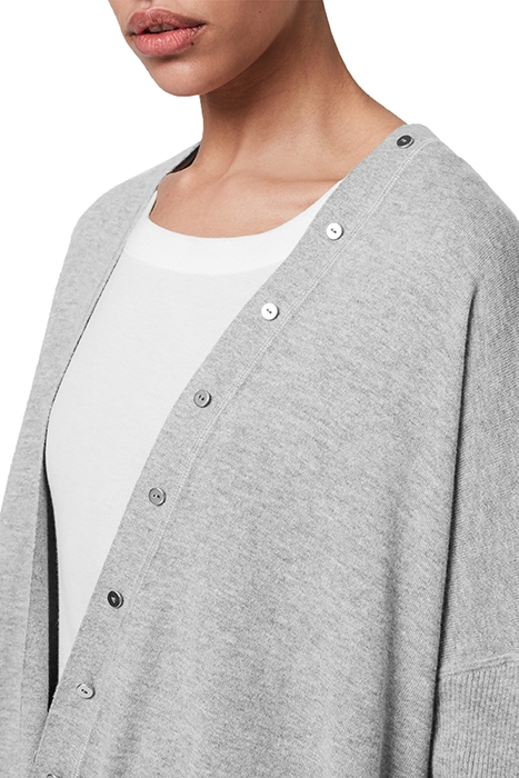 AFELIA CARDIGAN PALE GREY MARL 5