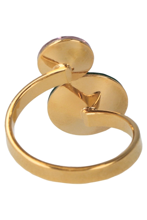 EMBRACE RING GREEN, PINK 3