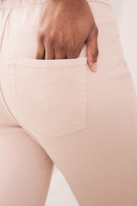 JANEY CROP JEGGING  PINK 2