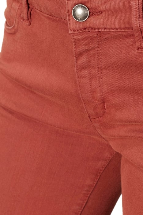 FITTED DENIM PANTS RED 6