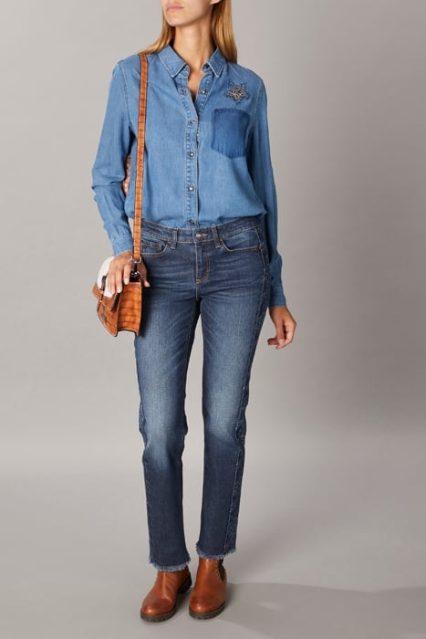 BLEACHED JEANS BLUE 4