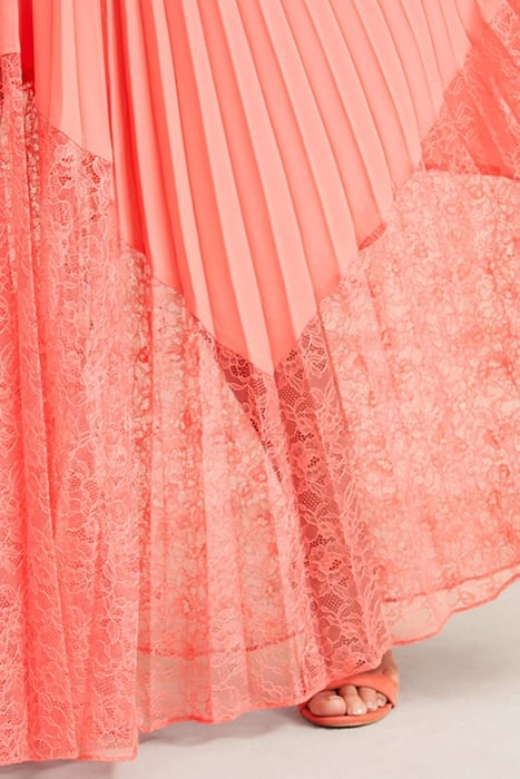 JASMINE LONG DRESS CORAL PEONIE 4