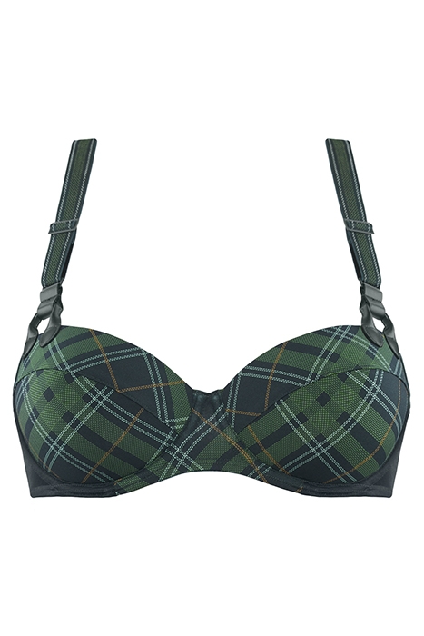 GLORIA SCARAB GREEN PLAID 3