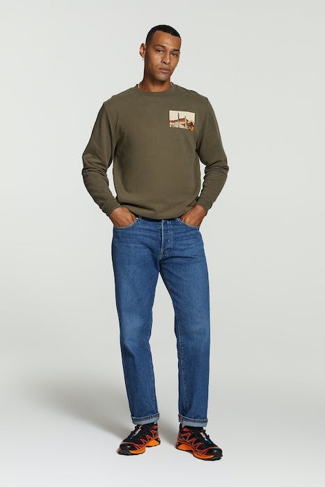 MEN CANYON SWEATER COOL KHAKI 4