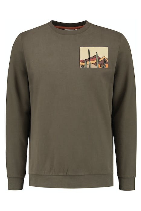 MEN CANYON SWEATER COOL KHAKI 1