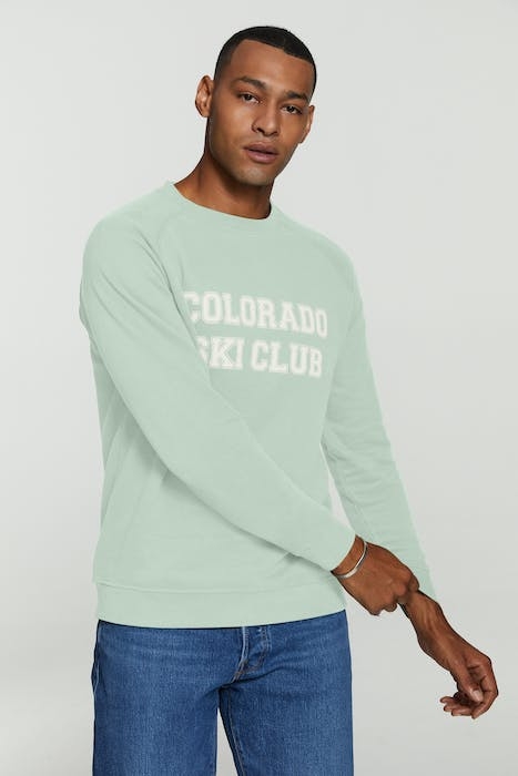 MEN COLORADO SKI SWEATER SEA FOAM GREEN 2