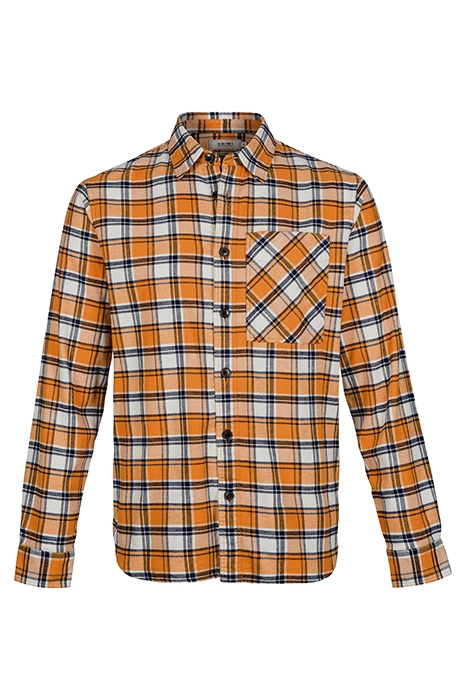 MEN CHECK SHIRT LUKE ANTIQUE YELLOW 1