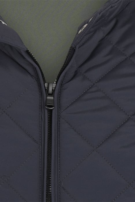 QUILTED NYLON BOMBER BLACK IRIS (NAVY) 3